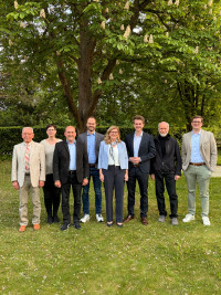 Das aktuelle Stadtrats-Team der SPD Hirschau mit MdB David Mandrella